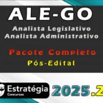ALE-GO (Analista Legislativo - Analista Administrativo) Pacote Teórico (Pós-Edital) Estratégia 2025.2