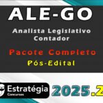 ALE-GO (Analista Legislativo - Contador) Pacote Teórico (Pós-Edital) Estratégia 2025.2