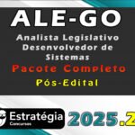 ALE-GO (Analista Legislativo - Desenvolvedor de Sistemas) Pacote Teórico (Pós-Edital) Estratégia 2025.2
