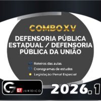 COMBO 15 defensoria G7 2026