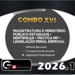 COMBO XVI - Magistratura e Ministério Público Estaduais + Sentenças + Prática MP + LPE - G7 2026