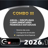 COMBO 3 Anual e complementares G7 2026