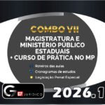 COMBO VII - Magistratura e Ministério Público Estaduais + Prática MPE + LPE- G7 2026