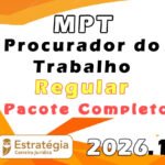 MPT (Procurador do Trabalho) Pacote Teórico – Estratégia 2026.1