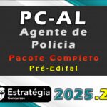 PC-AL (Agente de Polícia) - Pacote Teórico Estratégia 2025.2