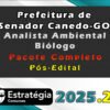Prefeitura de Senador Canedo GO Analista Ambiental Biólogo