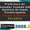 Prefeitura de Senador Canedo GO Analista de Saúde Fisioterapeuta