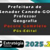 Prefeitura de Senador Canedo GO Professor Geografia