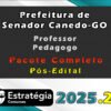 Prefeitura de Senador Canedo GO (Professor Pedagogo) Pacote Completo Pós Edital Estratégia 2025