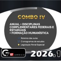 combo 4 anual complementares e humanistica G7 2026