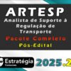 ARTESP Analista de Suporte à Regulação de Transporte) 2025