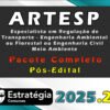 ARTESP Especialista em Regulação de Transporte Engenharia Ambiental ou Florestal ou Engenharia Civil Meio Ambiente