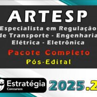 ARTESP Especialista em Regulação de Transporte Engenharia Elétrica Eletrônica