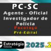 PC SC (Agente Oficial Investigador de Polícia) Pacotaço Pacote Teórico + Pacote Passo Estraté