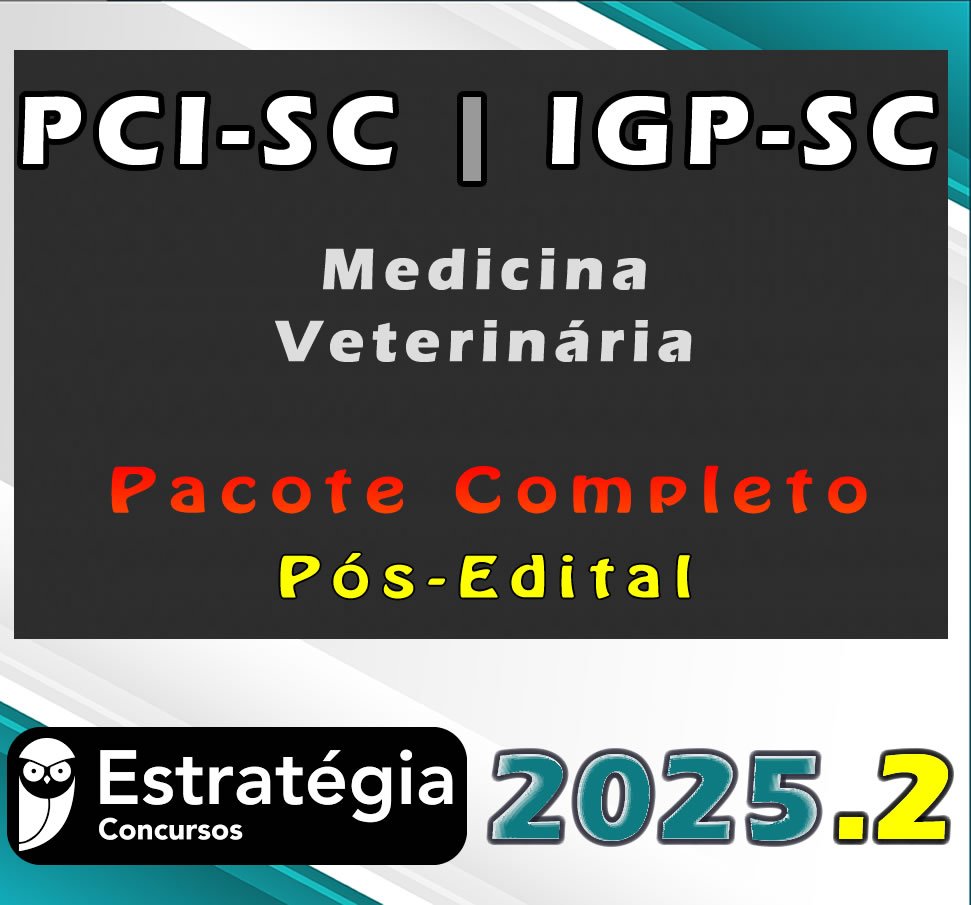 PCI SC IGP SC (Perito Oficial Criminal Medicina Veterinária