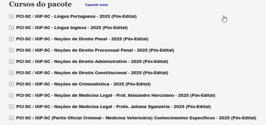 PCI SC IGP SC (Perito Oficial Criminal Medicina Veterinária PCI SC IGP SC (Perito Oficial Criminal Medicina Veterinária