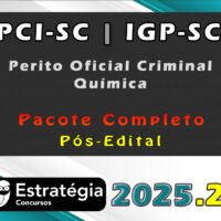 PCI SC IGP SC (Perito Oficial Criminal Química