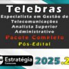 Rateio de Concurso Telebras 2025 Especialista em Gestão de Telecomunicações