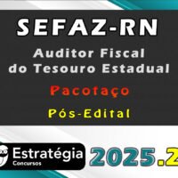 SEFAZ RN 2025 do Tesouro Estadual pacotaço