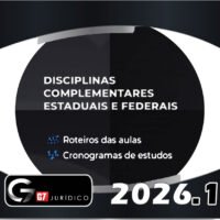 disciplinas complementares g7 2026