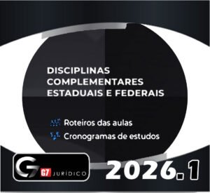disciplinas complementares g7 2026
