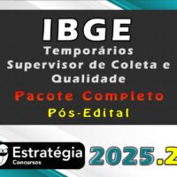 ibge Temporários (Supervisor de Coleta e Qualidade
