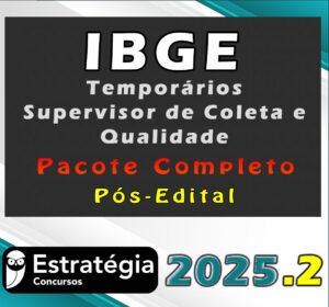 ibge Temporários (Supervisor de Coleta e Qualidade