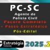 pc sc Agente de Polícia Civil pacotaco 2025