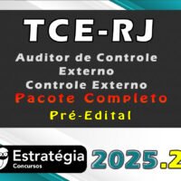 tce rj Auditor de Controle Externo Controle Externo 2025