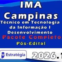 IMA Campinas Técnico em Tecnologia da Informação I Desenvolvimento 2026