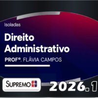 Isolada Curso de Direito Administrativo 2026