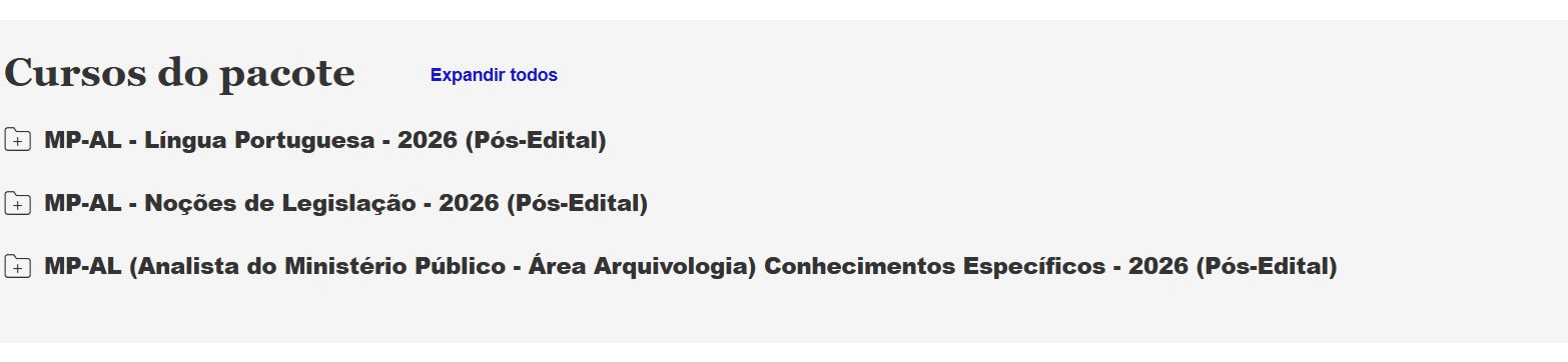 MP AL Analista do Ministério Público Área Arquivologia