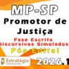 MP SP (Promotor de Justiça) fase escrita 2026 Pós Edital Estrategia