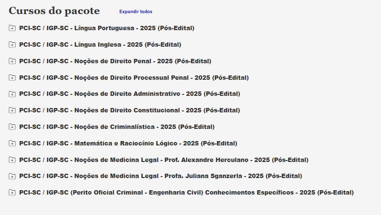 PCI SC IGP SC Engenharia Civil 2025 PCI SC IGP SC Engenharia Civil 2025