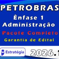 PETROBRAS 2026 Ênfase 1 Administração Curso para concurso
