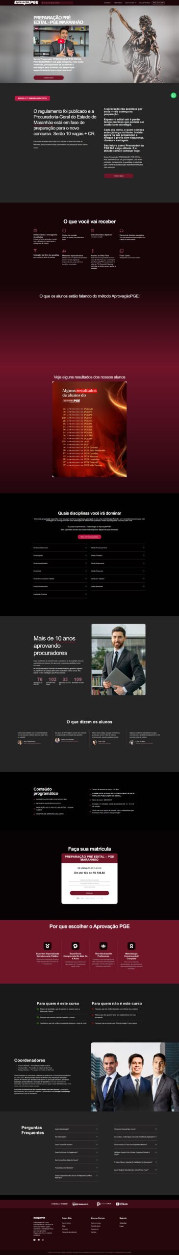 PREPARAÇÃO PRÉ EDITAL PGE MARANHÃO 2026