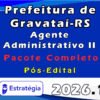 Prefeitura de Gravataí RS Agente Administrativo II 2026