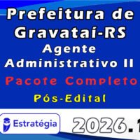 Prefeitura de Gravataí RS Agente Administrativo II 2026