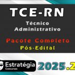 TCE-RN Técnico Administrativo - Pacote Completo - Estratégia 2025 - Pós Edital