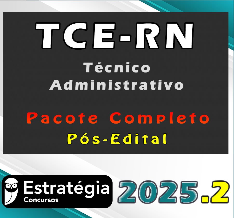 TCE RN Técnico Administrativo 2025