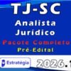 TJ SC Analista Jurídico Pacote 2026