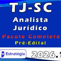TJ SC Analista Jurídico Pacote 2026