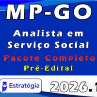 mp go 2026 Analista em Serviço Social