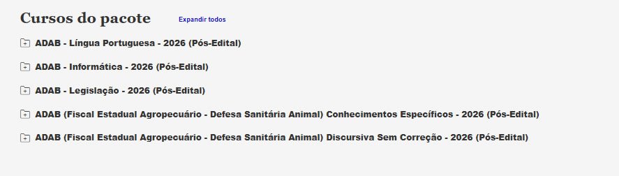 ADAB Fiscal Estadual Agropecuário Defesa Sanitária Animal