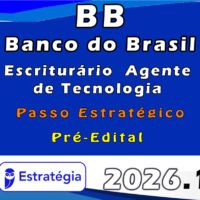 Banco do Brasil (Escriturário Agente Comercial) Escriturário Agente de Tecnologia 2026