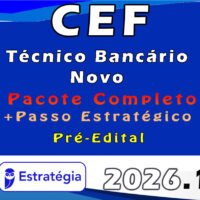 Caixa Econômica Federal CEF (Técnico Bancário Novo) 2026