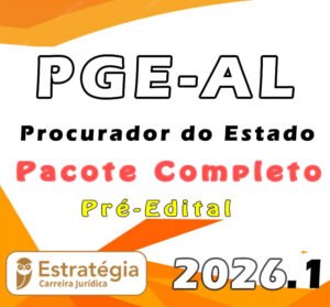 PGE AL (Procurador do Estado) Pacote Teórico 2026