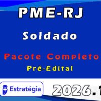 PME RJ (Soldado) Pacote Completo 2026 Estratégia