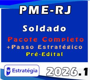 PME RJ (Soldado) Pacote Completo 2026 +passoEstratégia