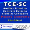 TCE SC Auditor Fiscal de Controle Externo Ciências Contábeis 2026